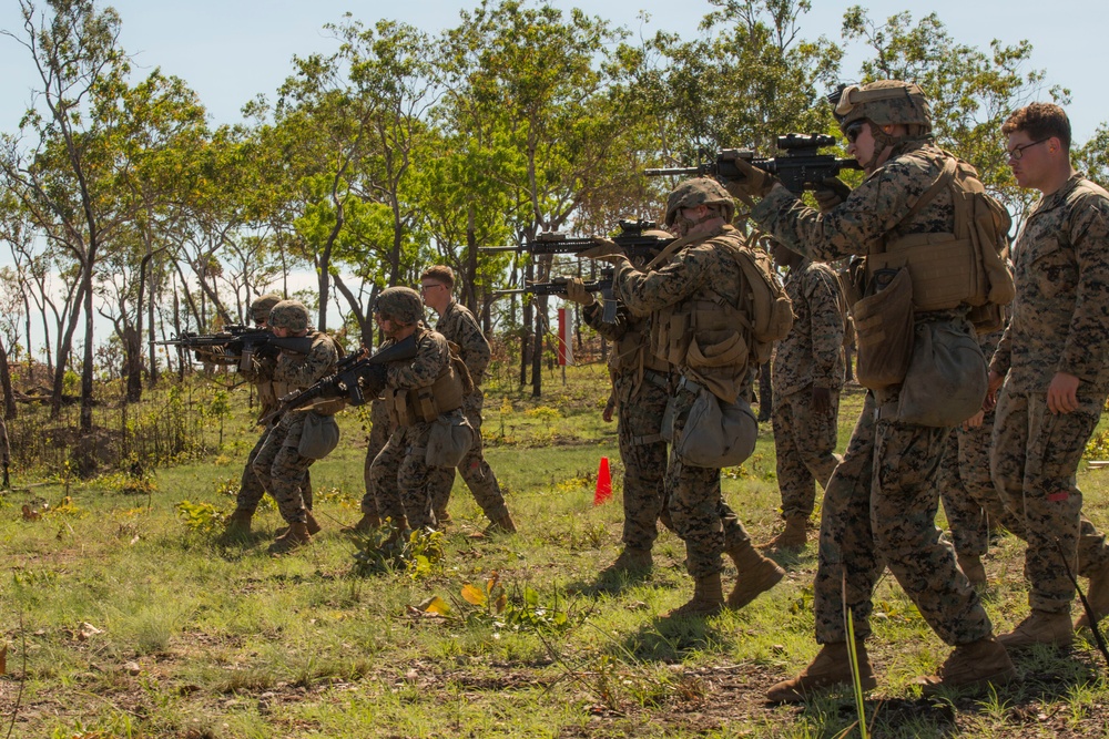 MRF-D Marines conduct marksmanship training