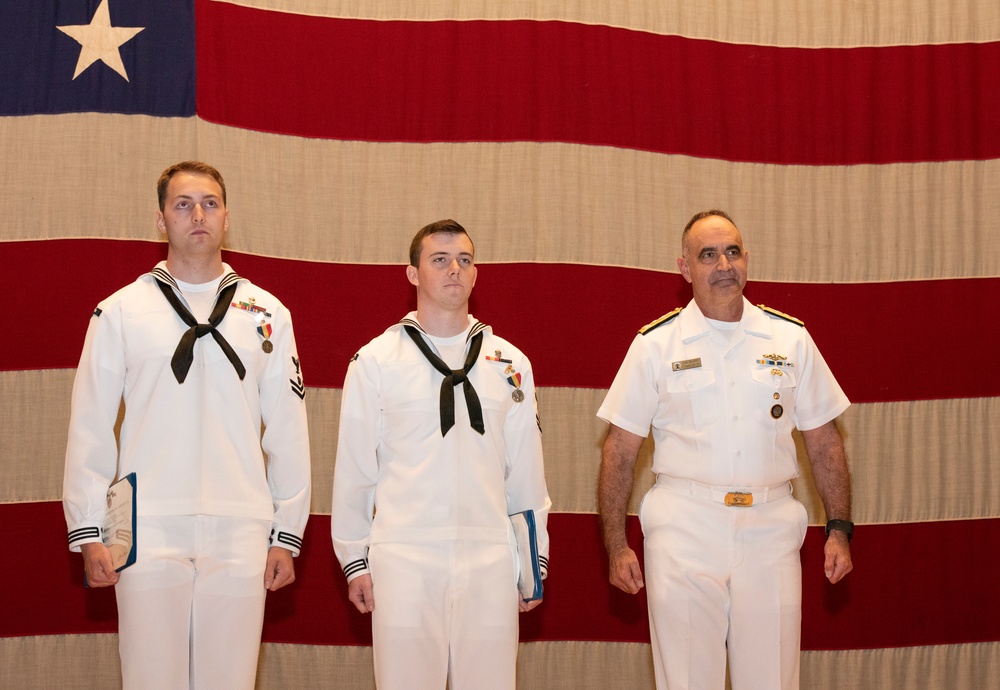 Navy Divers Awarded Navy and Marine Corps Medal for Heroism