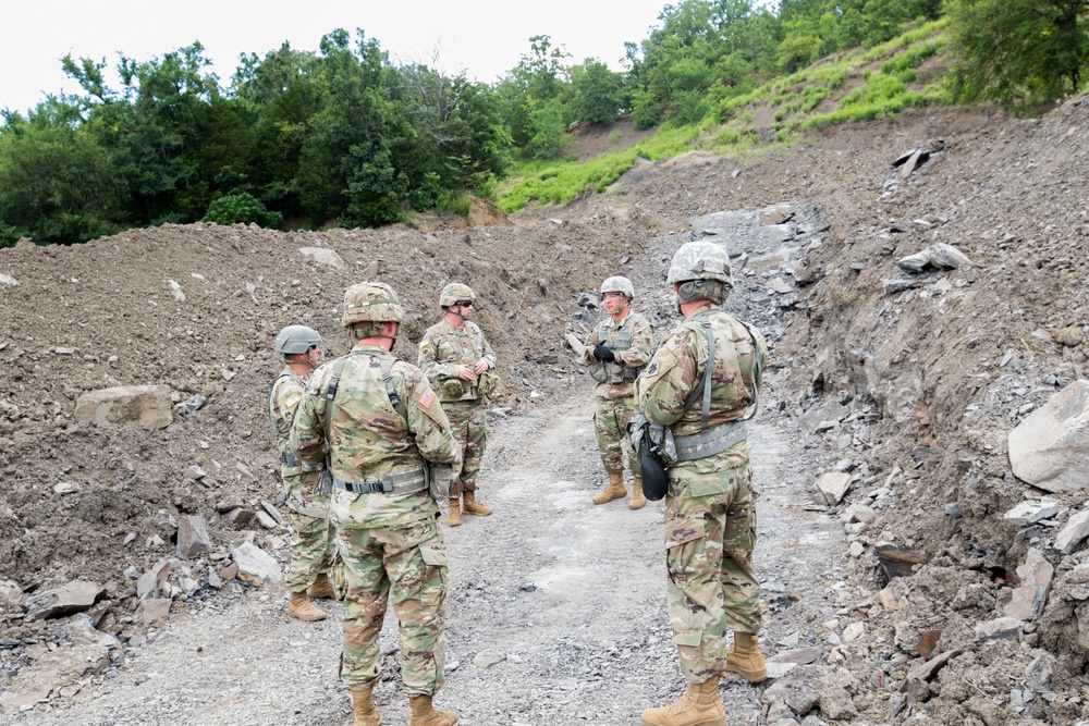 Oklahoma National Guard Soldiers dig deep for Artillerymen