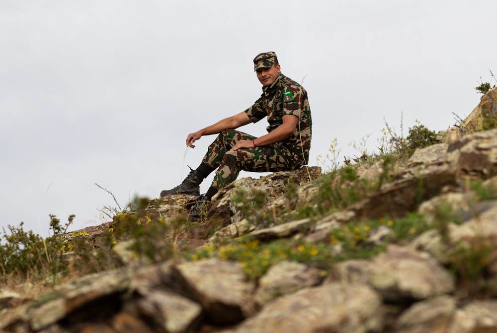 Nepali soldier takes part in UN peacekeeping exercise