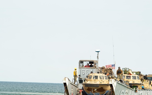 Amphibious beach landing at Kallaste Beach, Estonia, BALTOPS 2019