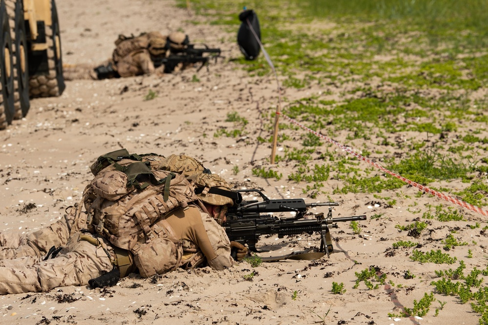 Amphibious beach landing at Kallaste Beach, Estonia, BALTOPS 2019