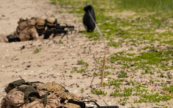 Amphibious beach landing at Kallaste Beach, Estonia, BALTOPS 2019