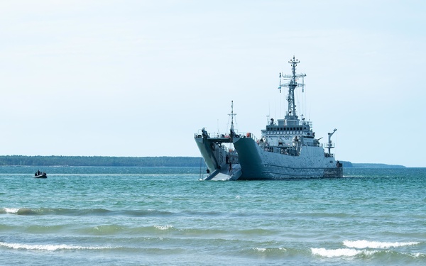 Amphibious beach landing at Kallaste Beach, Estonia, BALTOPS 2019