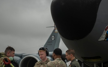 Bloody Hundredth refuels F-35s in support of a Theater Security Package