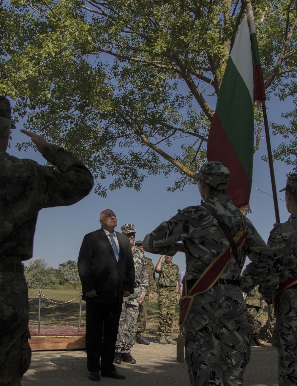 Distinguished guests attend live-fire exercise at SHABLA 19