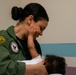 A Sailor breastfeeds her child in the lactation room at Naval Support Facility Arlington, June 6, 2019