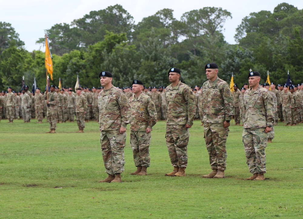 1st Brigade Armored Combat Team Bids Farewell to Their Commander and Welcomes Another.