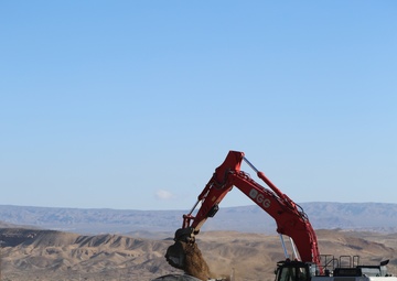 Dig and haul clean-up underway aboard MCLB Barstow
