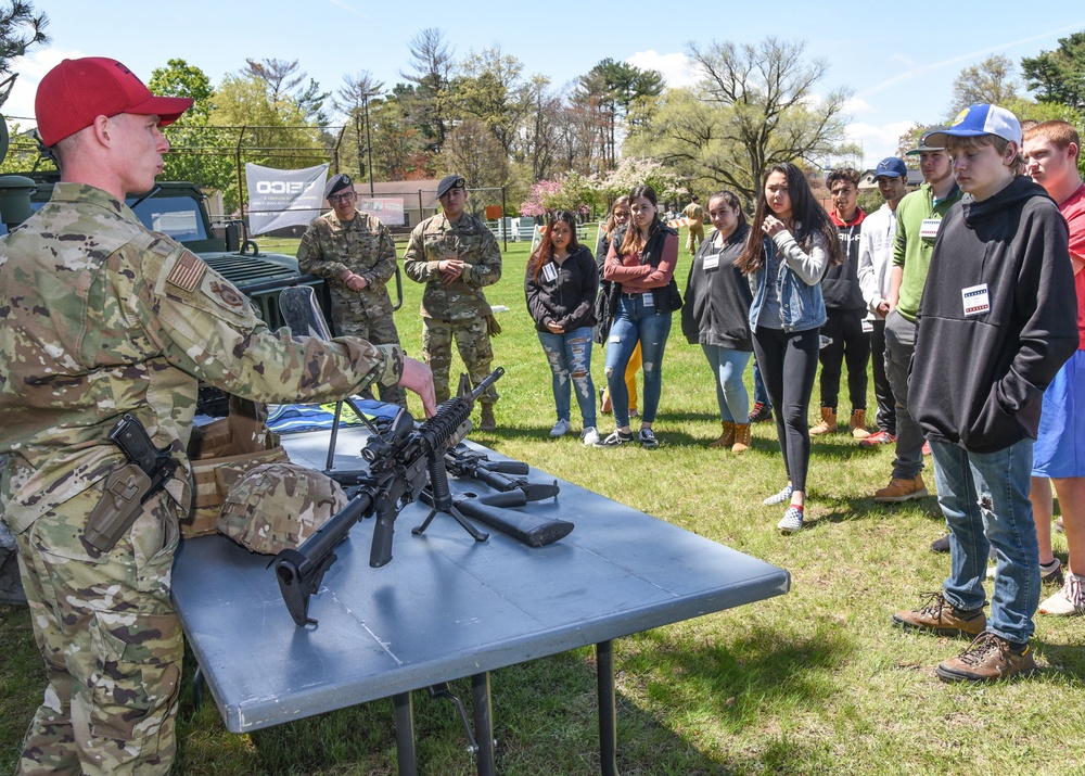 High school students visit Hanscom for Career Day