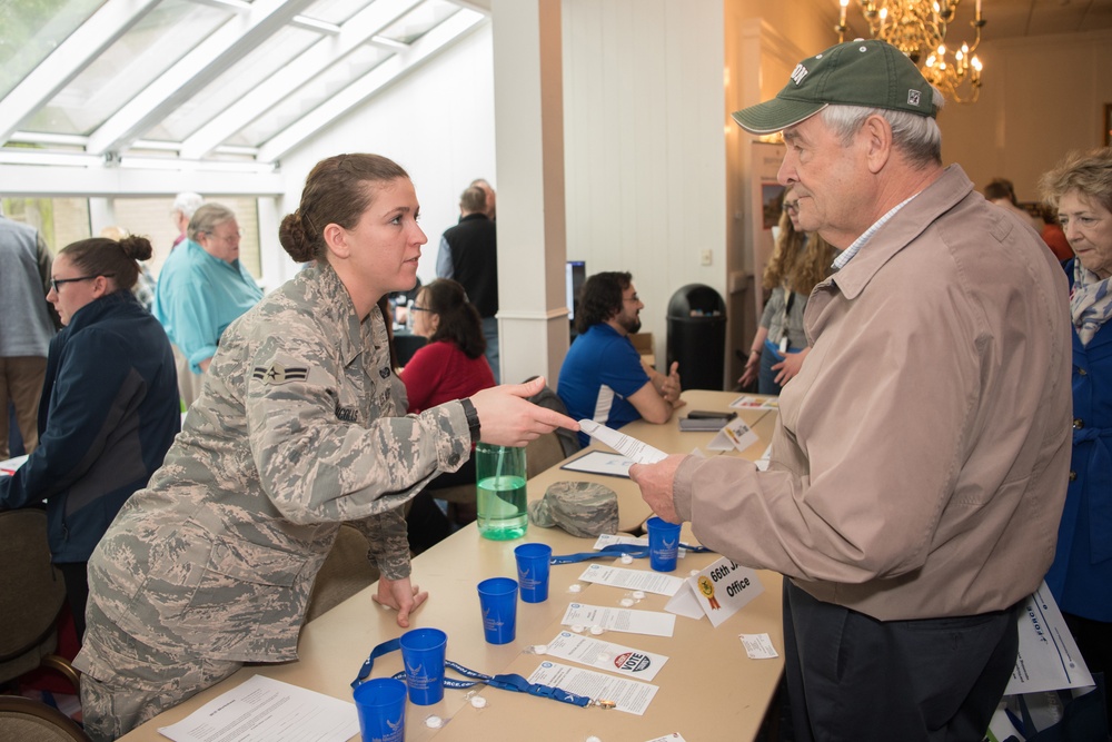 Hanscom hosts local military retirees