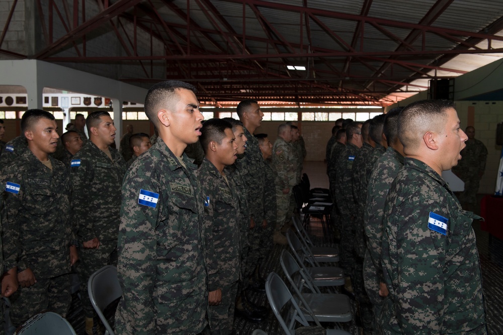 Honduran soldiers complete U.S. Army led Security Forces Training