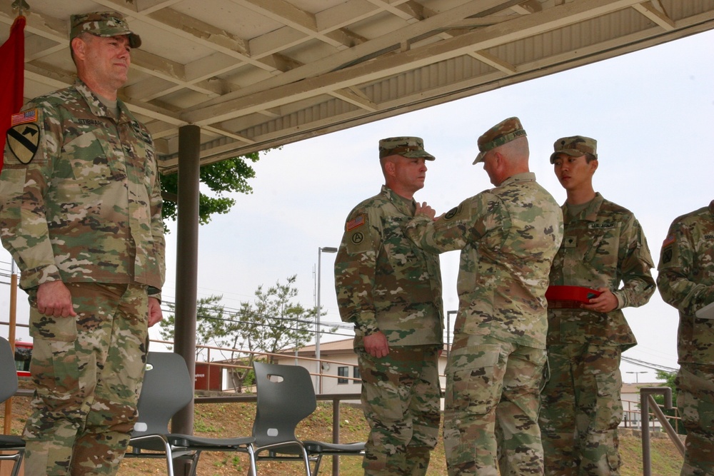 Hudick awarded for service while commanding 658th RSG