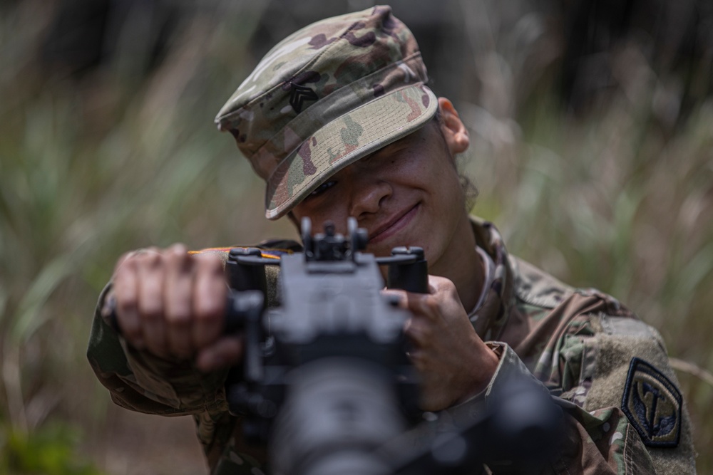 154th Water Purification Company trains at Brindle Lake