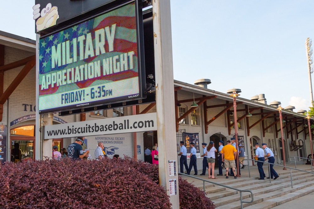 DVIDS - Images - Military Appreciation Night at Biscuit Stadium [Image ...