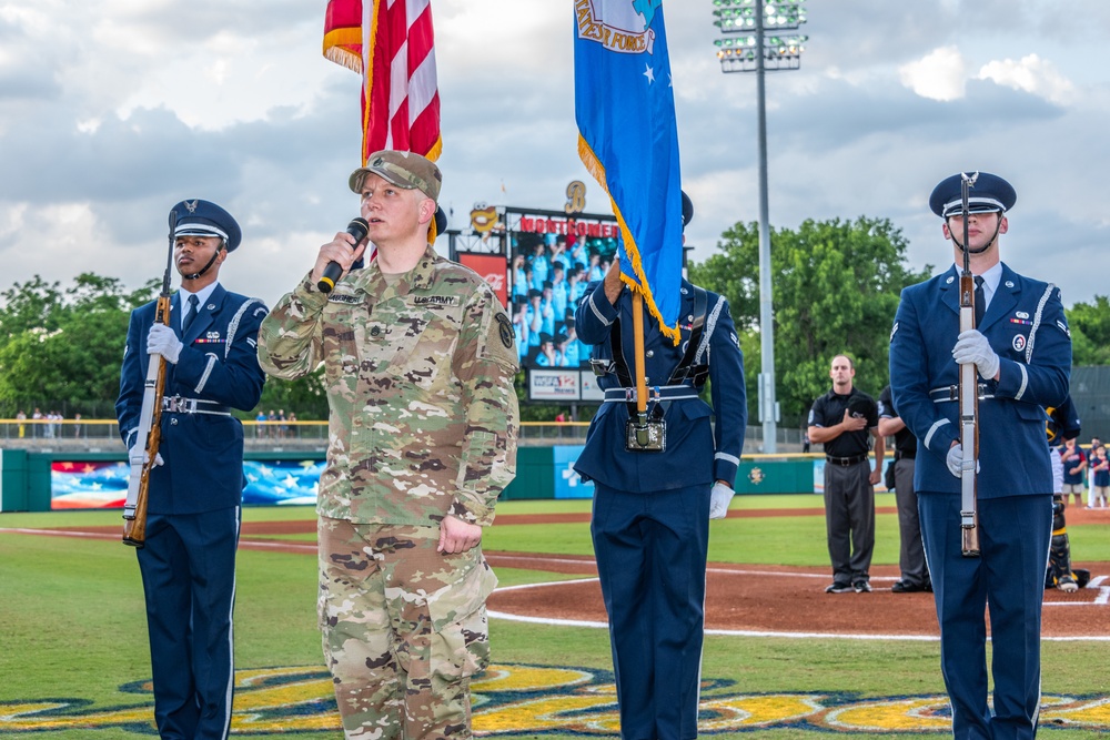 DVIDS - Images - Military Appreciation Night at Biscuit Stadium [Image ...