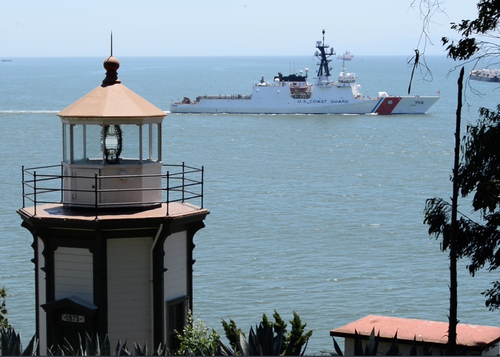 U.S. Coast Guard Cutter Stratton departs homeport for months-long deployment to the Western Pacific