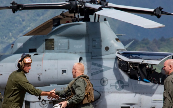 Maj. Gen. Weidley last flight