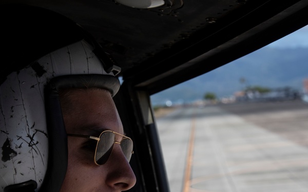 Maj. Gen. Weidley last flight