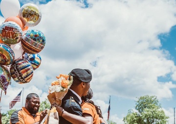 Air Defense Soldier reunites with his sister