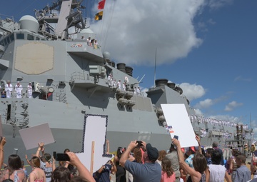 USS Preble Returns to Pearl Harbor