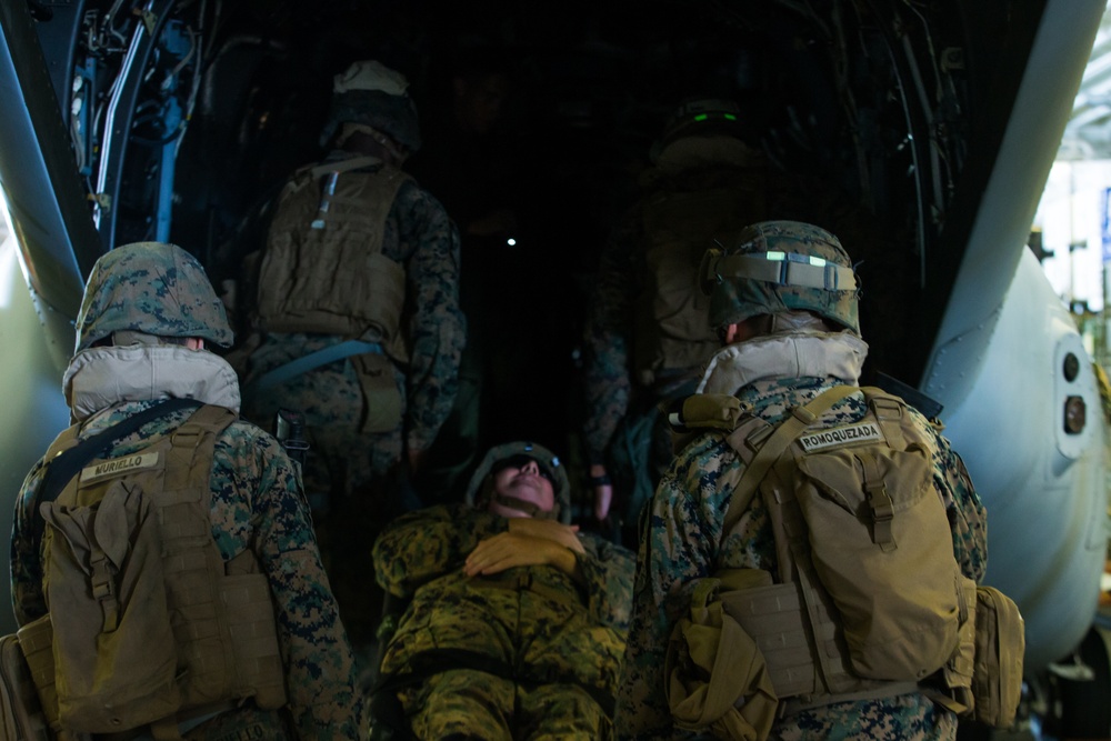 CLB-31 Marines train for CASEVAC operations