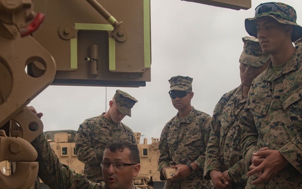 Marines with 2nd TSB receive familiarization courses during exercise Resolute Sun