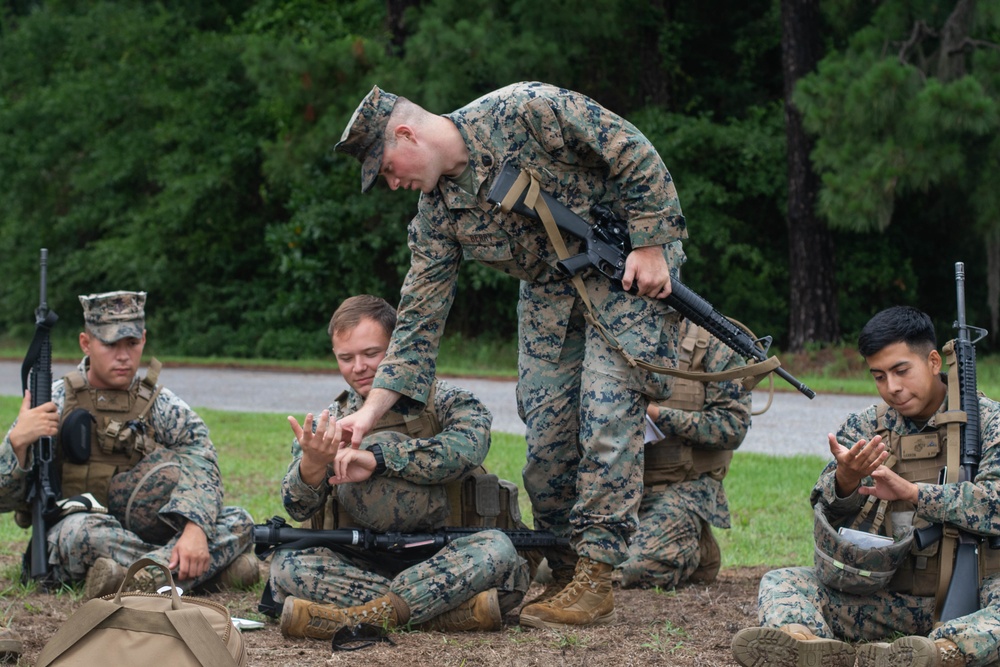 Marines with 2nd TSB receive familiarization courses during exercise Resolute Sun