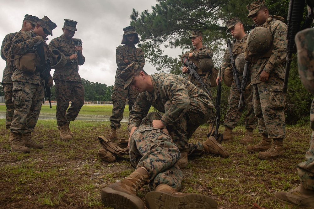 Marines with 2nd TSB receive familiarization courses during exercise Resolute Sun
