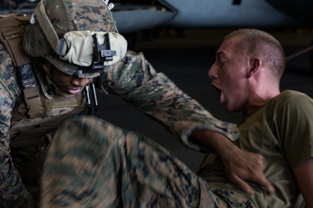 CLB-31 Marines train for CASEVAC operations