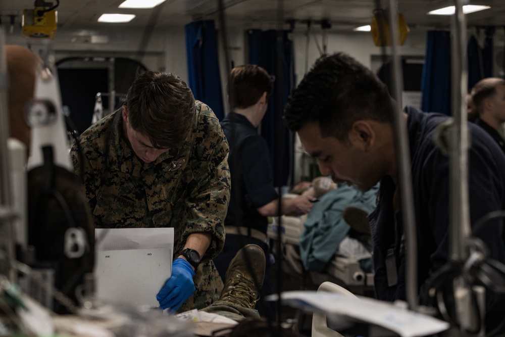 CLB-31 Marines train for CASEVAC operations