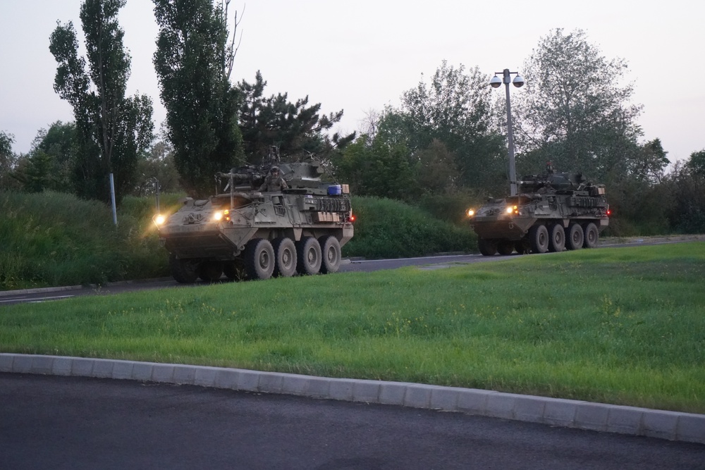 1/2CR crosses the Romanian border during SG19