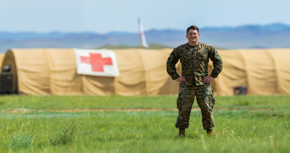 U.S. corpsman participates in international exercise