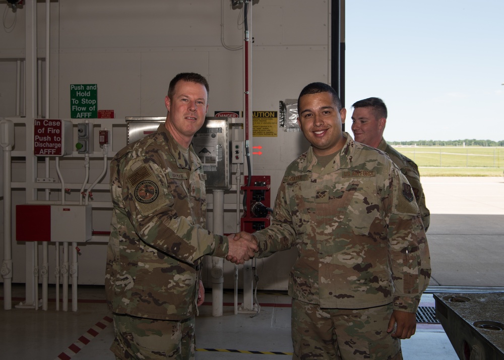 New AFGSC command chief visits Whiteman AFB, takes full immersion tour