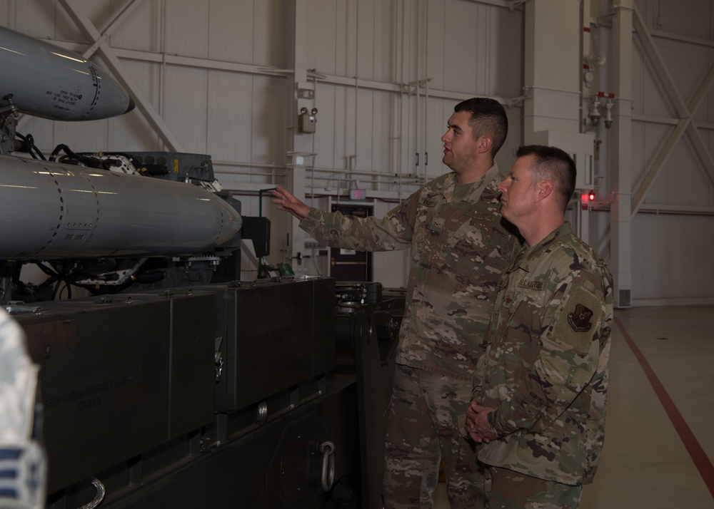 New AFGSC command chief visits Whiteman AFB, takes full immersion tour