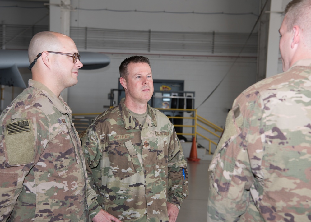 New AFGSC command chief visits Whiteman AFB, takes full immersion tour