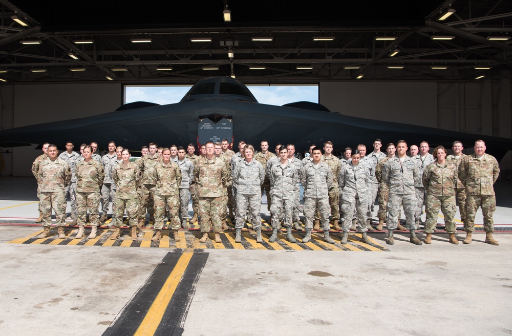 New AFGSC command chief visits Whiteman AFB, takes full immersion tour