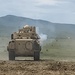 Bradley Fighting Vehicle fires as smoke clears
