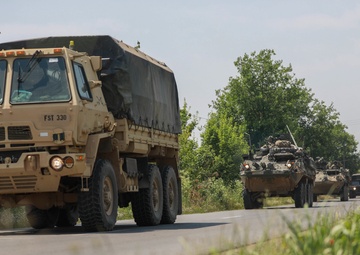 2CR conducts road march in Romania