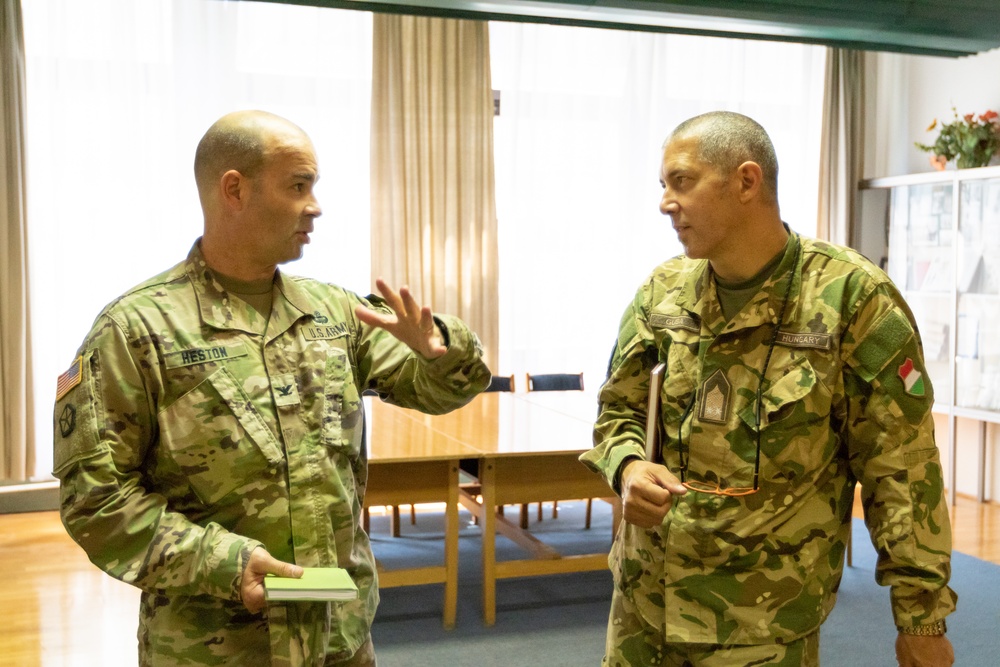 U.S. Army Reserve civil affairs, NATO CIMIC units collaborate during U.S. Army Europe summer exercises