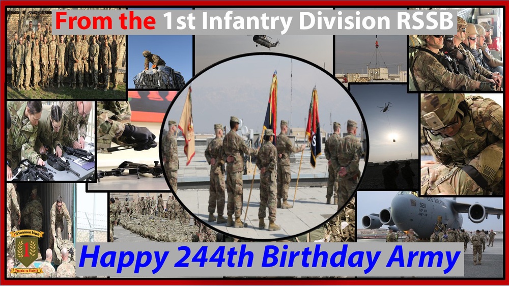 1st RSSB wishes the Army a happy birthday.