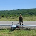 Soldiers prepares to load a RQ-to 7B V2 Shadow Unmanned Aircraft