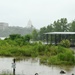 Flood Waters From Arkansas River Flood Areas in Little Rock