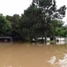 Flood Waters Impact Neighborhoods in Pendleton