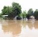 Flood Waters Impact Neighborhoods in Pendleton, Arkansas