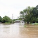 Flood Waters Impact Neighborhoods in Pendleton, Arkansas