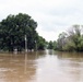 Flood Waters Impact Neighborhoods in Pendleton, Arkansas