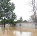 Flood Waters Impact Neighborhoods in Pendleton, Arkansas