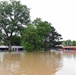 Flood Waters Impact Neighborhoods in Pendleton, Arkansas