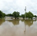 Flood Waters Impact Neighborhoods in Pendleton, Arkansas